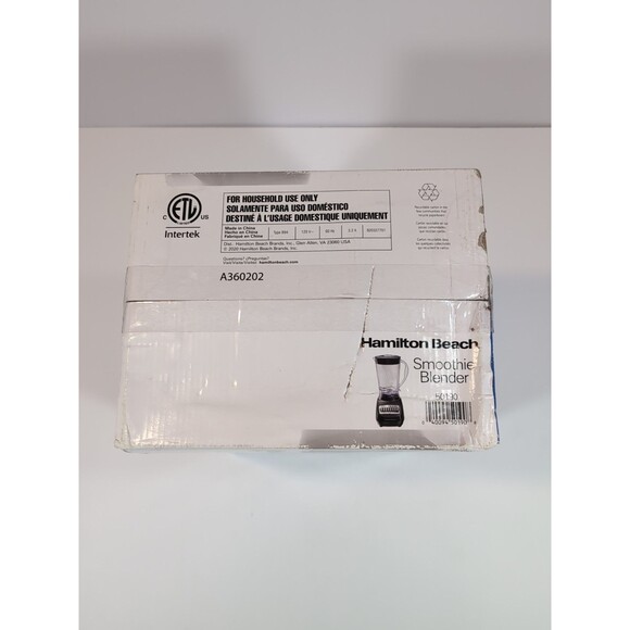 Hamilton Beach 10-Speed Smoothie Blender with 56 oz. BPA-Free Jar Model #50190 - Picture 6 of 6